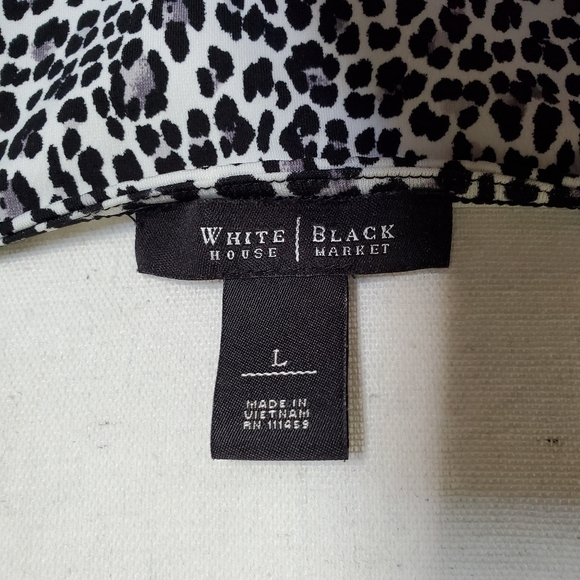 White House Black Market Lepoard Animal Print Tank Top Large - Picture 6 of 6
